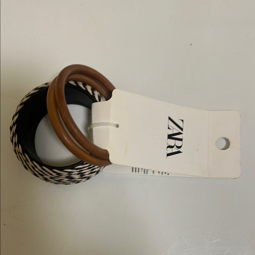 Zara Black and Brown Bracelet Set